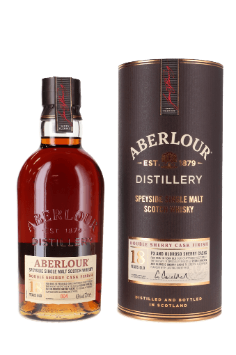 Aberlour 18 Years Double Sherry Cask (PX & Oloroso) Finish (New Bottle)