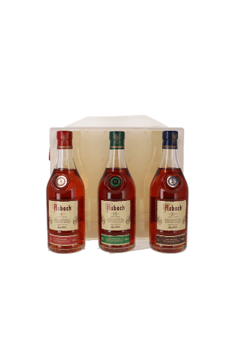 Asbach Cellarmaster's Collection (8 Years + 15 Years + 21 Years) 3x20 cl 0.6L